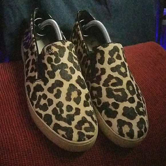 michael kors keaton leopard slip on
